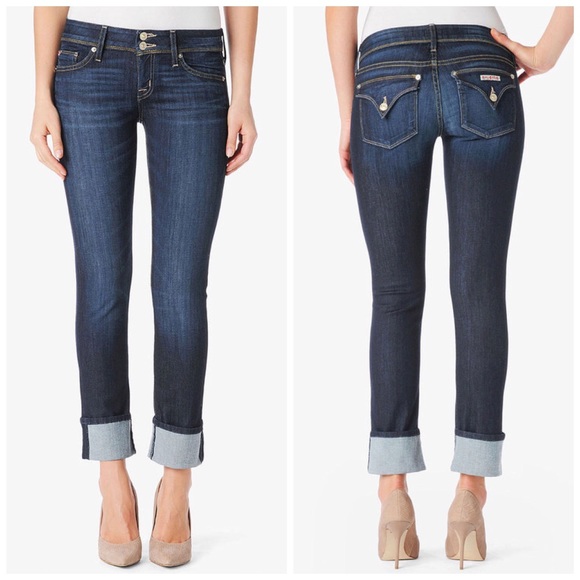 Hudson Jeans Ginny Crop Straight Cuffed 